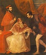 Pope Paul Iii And His Cousins Alessandro And Ottavio Farnese 1546 ...