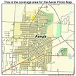 Aerial Photography Map of Pampa, TX Texas