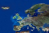 In high resolution detail satellite photo of Europe | Europe | Mapsland ...
