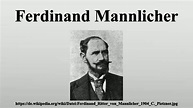 Ferdinand Mannlicher - YouTube