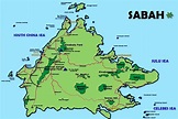 Map Of Sabah