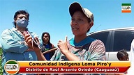 Comunidad indígena Loma Piro'y, distrito de Raul Arsenio Oviedo ...