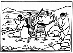 Parable of The Good Samaritan - Coloring Page - SundaySchoolist