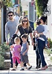 Tobey Maguire and wife walk hand-in-hand with their cute children on ...