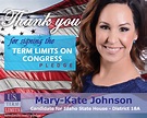Mary-Kate Johnson Pledges to Support Congressional Term Limits - U.S ...