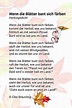 Gedichte Grundschule Herbst - Tim Kane Schule