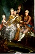 Family portrait, Archduchess Maria Amalia with her husband Ferdinand ...