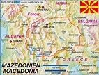 Map of Macedonia (Country) | Welt-Atlas.de