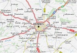 Plans and maps of Rennes - France map - Rennes tourist guide