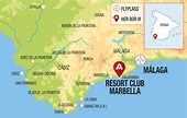 Kaart Van Spanje Marbella - Vogels