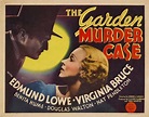 The Garden Murder Case Movie Posters From Movie Poster Shop