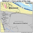 Brunswick Maine Street Map 2308395