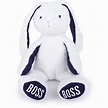 Boss Boss Bunny Toy in White — BAMBINIFASHION.COM