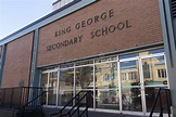 View of Main Entrance of King George Secondary School on 1755 Barclay ...