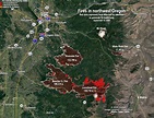 Map of fires in northwest Oregon, September 13, 2020 - Wildfire Today