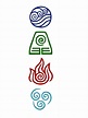 Avatar Four Elements Sticker by Daljo | Avatar tattoo, Elements tattoo ...