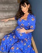 Pregnant Catherine Tyldesley shows off her growing baby bump in a sky ...