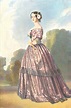 1850s watercolour portrait of Princess Francisca of Brazil, Princess of ...