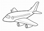 Dibujos de Aviones para colorear e imprimir gratis