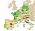 Paquete de Viaje a Europa: España, Francia, Suiza e Italia