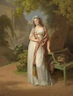 Portrait of Luise von Anhalt-Dessau Painting by Johann Friedrich August ...