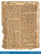 Página De Libros Antiguos Hoja De Papel Antigua Aislada Imagen de archivo - Imagen de sucio ...