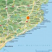 Map of surroundings of Girona - Ontheworldmap.com