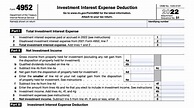 IRS Form 4952 Instructions: Investment Interest Deduction