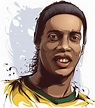 Dibujos de deportistas brasileros | mejia | Ronaldinho, Arte del fútbol ...