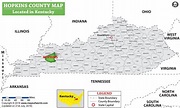 Hopkins County Map, Kentucky