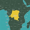 République Démocratique Du Congo Carte Touristique