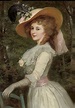 Portrait of an elegant lady Painting | Alexander Mark Rossi Oil Paintings