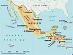 Cartina Fisica Del Messico