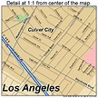 Culver City California Street Map 0617568