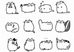 Pusheen Cats 1 Coloring Page - Free Printable Coloring Pages for Kids