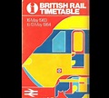 Tim Dunn on Twitter: "British Rail timetable, 1983-1984. Artist: Per ...