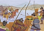 Pinturas y códices de la Edad Media | Historia japonesa, Guerrero samurai, Grabado japones