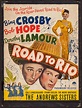 Road to Rio poster | Bing crosby, Old tv shows, Bob hope
