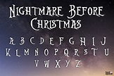 Nightmare Before Christmas Font | Filmfonts | FontSpace
