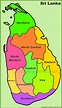 Sri Lanka Province Map - Administrative divisions map of Sri Lanka - Ontheworldmap.com
