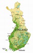 Mapas de Finlandia - Proyecto Mapamundi