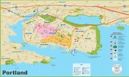 Portland (Maine) tourist map