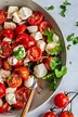 Recette de salade de tomates et mozzarella