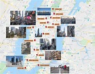 Mapa de Nueva York con fotos ️ Gratis Descargable