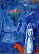 Artist and His Bride - Marc Chagall | Wikioo.org - The Encyclopedia of ...