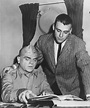 James Cagney with his son during production of The Gallant Hours ...