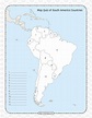 Printable South America Countries Map Quiz & Solutions