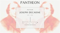 Joseph Decaisne Biography - French botanist and agronomist (1807-1882 ...