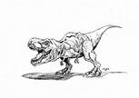 T Rex Para Colorear Jurassic World