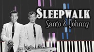 Santo & Johnny - SLEEPWALK (Piano Tutorial) - YouTube